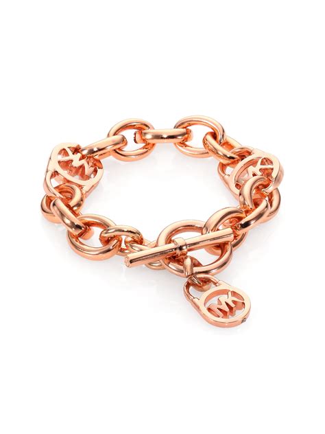 michael kors padlock toggle bracelet rose gold|Padlock Rose Gold.